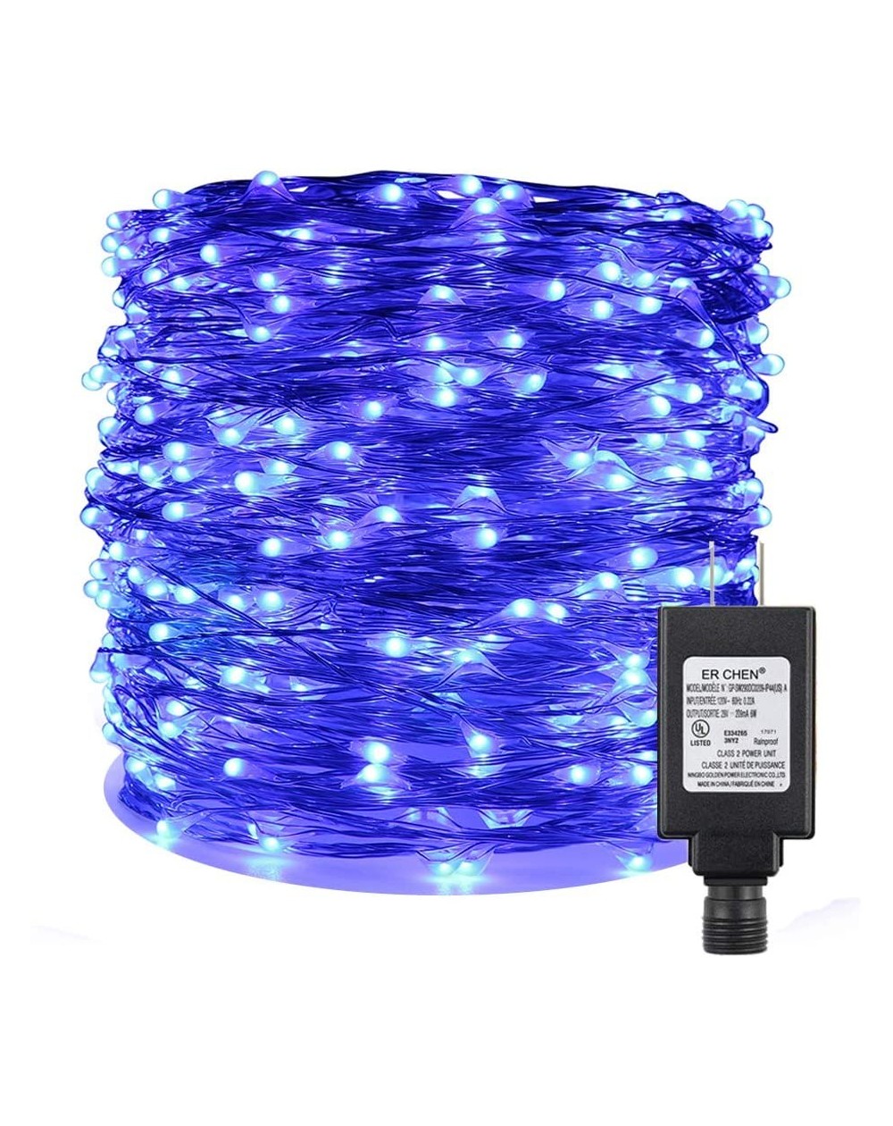 Outdoor String Lights Fairy Lights Plug in- 164Ft/50M 500 LED Silver Coated Copper Wire Starry String Lights Outdoor/Indoor D...