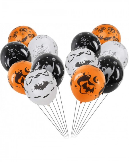 Balloons 34 Packs Big Spider Halloween Party Decoration Foil Balloons Toy Kit- Reusable Party Supplies with Halloween Banner-...
