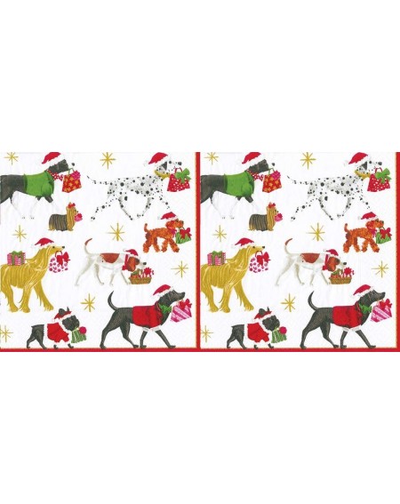 Tableware Entertaining with Paper Cocktail Napkins- Pack of 40 (Christmas Delivery) - Christmas Delivery - CE1872GTSQU $17.97