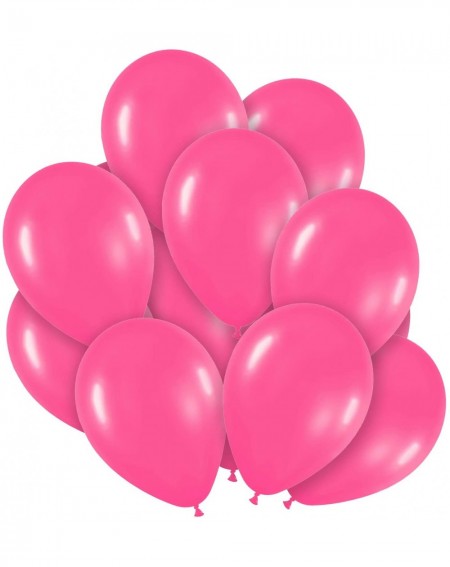 Balloons Pack of 100- Bright Pink Color 5" Decorator Latex Balloons- MADE IN USA! - Bright Pink - CK12IGC4LEB $22.40