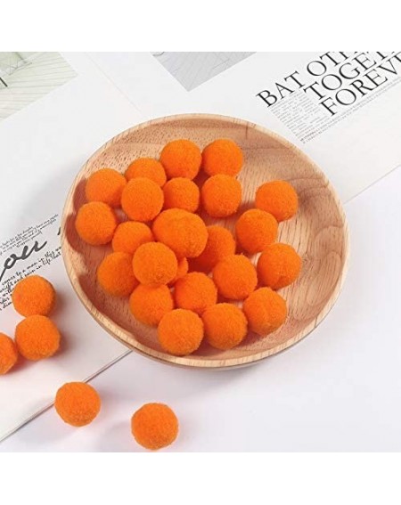 Tissue Pom Poms Premium 400 PCS 15mm Light Orange Color Pom Poms- Craft Pom Pom Balls- Colorful Pompoms for DIY Creative Craf...