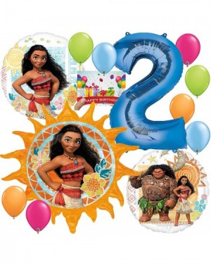 Balloons Moana Party Supplies Maui Birthday Balloon Decoration Bundle for 2nd Birthday - CX19DDS6H9H $20.16