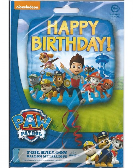 Balloons HX Paw Patrol Happy Birthday Packaged Party Balloons- Multicolor - CY11VKP0KN3 $7.80