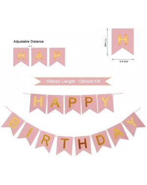 Banners Birthday Party Supplies- Happy Birthday Party Banner- 26Pcs Birthday Party Decorations- Colorful Paper Tassel- Birthd...