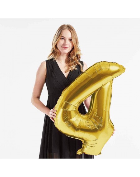 Balloons 40inch Gold Foil 54 Helium Jumbo Digital Number Balloons- 54th Birthday Decoration for Girls or Boys- sweet 54 Birth...