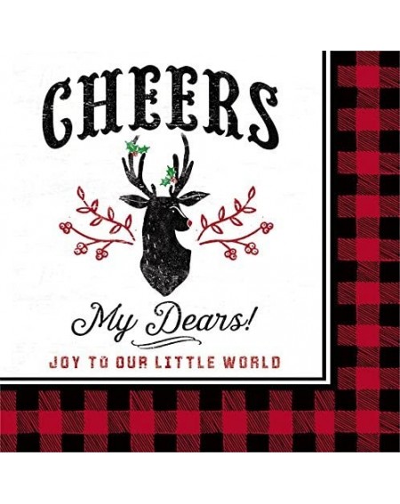 Tableware Cheers My Dears Paper Cocktail Napkin- 20 count - Cheers My Dears - CM18EQWZY66 $17.91