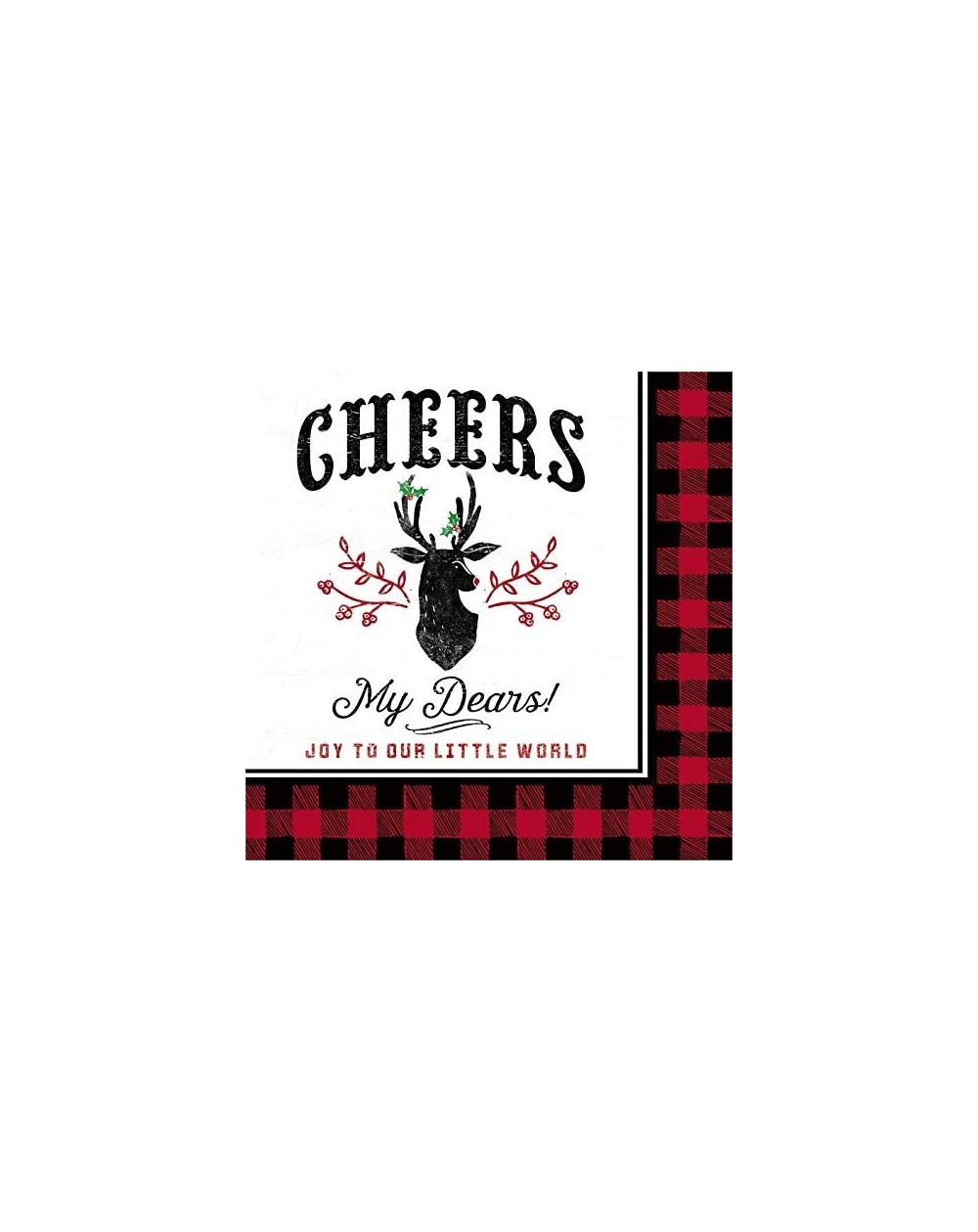 Tableware Cheers My Dears Paper Cocktail Napkin- 20 count - Cheers My Dears - CM18EQWZY66 $7.74