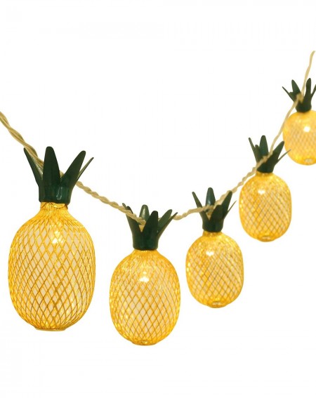 Indoor String Lights 6.5 Ft 10 LEDs Pineapple Fairy String Light - Decor Gifts Battery Operated for DIY Christmas Tropical Th...
