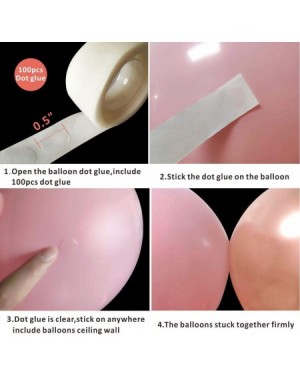 Balloons Balloon Garland Arch Kit - DIY 16Ft Long 119pcs White and Pink Silver Latex Balloons - for Baby Shower Wedding Birth...
