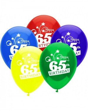 Balloons Shooting Stars 12-Inch Printed Latex Balloons- 8-Count- 65th Birthday - 65th Birthday - C517Z2DHTEZ $8.88