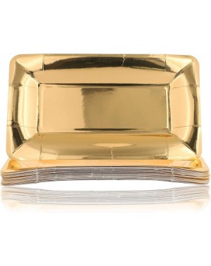 Tableware Gold Appetizer Plates (9 x 5 In- 24 Pack) - CQ18QCW4MOX $10.05