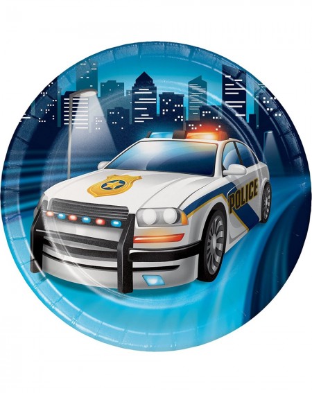 Party Tableware Police Party Dessert Plates- 24 ct - C9180LWXXHQ $19.45