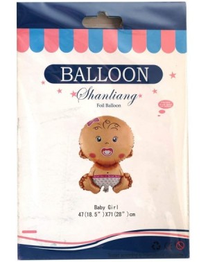 Balloons Baby Girl and BOY Balloon 28 inch Tall Helium Quality Foil Balloon for Baby Showers Party Supply Decorations (Baby B...