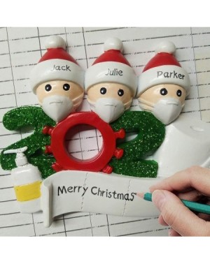 Ornaments Survived Family Ornament Xmas Tree Ornaments 2020 Christmas Holiday Decorations- Quarantined at Home Family of Pers...