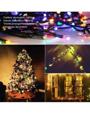 Outdoor String Lights Indoor/Outdoor String Lights with 8 Flash Changing Modes USB Power 39ft 100LED Wire Lights Waterproof F...