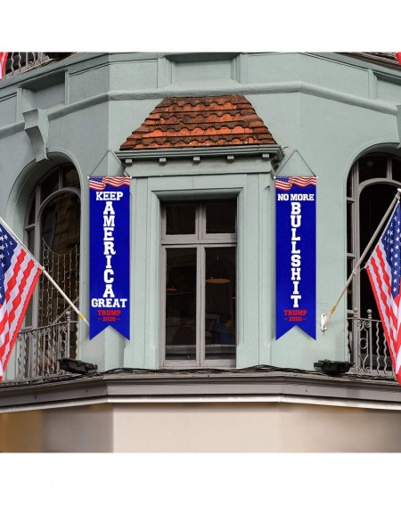Banners Keep America Great Garland Donald Trump for President 2020 Flag Party Decoration Set Keep America Great Porch Sign Ba...
