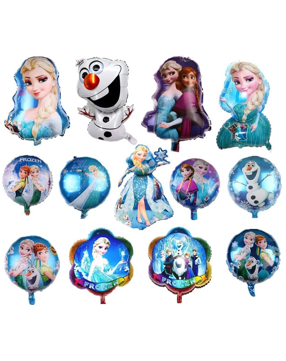 Balloons 13 pack Frozen Party Balloon- Frozen Party Balloon Decorations For Children's Party Supplies - CU199DSTCWT $15.34