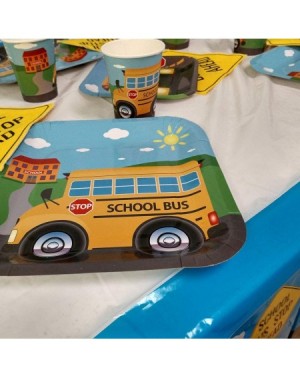 Party Packs School Bus Deluxe Party Packs (70 Pieces for 16 Guests!)- Kindergarten Party Supplies- School Bus Birthdays - CO1...