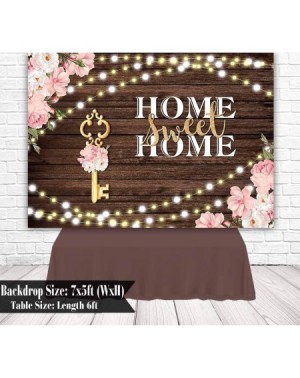 Photobooth Props 7x5ft Rustic Housewarming Theme Party Backdrop Home Sweet Home Wedding Bridal Shower Photography Background ...
