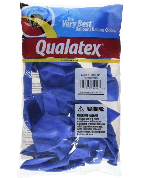 Balloons 25 Count Latex Balloon- 11"- Periwinkle Blue - Periwinkle Blue - C211YI5V6B7 $19.50