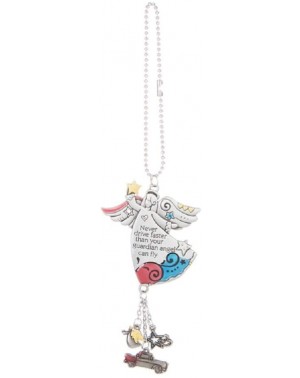 Ornaments Car Charm Never Drive Faster than Your Guardian Angel Can Fly - CK11QCQ81SV $11.16