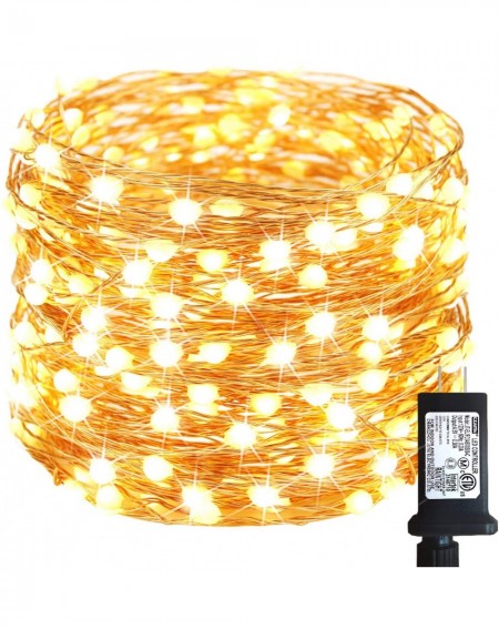 Indoor String Lights Fairy String Lights-50Ft 150LED Christmas String Lights with 8 Modes Waterproof Super Bright Big Lamp Be...