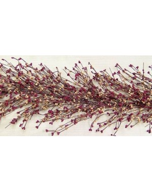 Garlands 4Ft Burgundy & Old Gold Pip Berry Garland- Multicolor - CE11L1OXT4Z $14.83