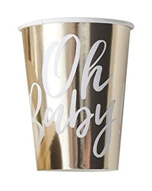Favors Baby Shower Ideas Baby Shower Decorations Paper Cups 9 oz. Oh Baby! Pk 16 - CZ180ACISZG $24.16