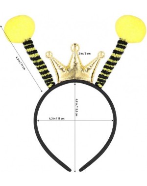 Party Favors Halloween Bee Headband Ladybug Antenna Ball Decor Hair Hoop for Kids Adult Dress Up Party Favors (Yellow Antenna...