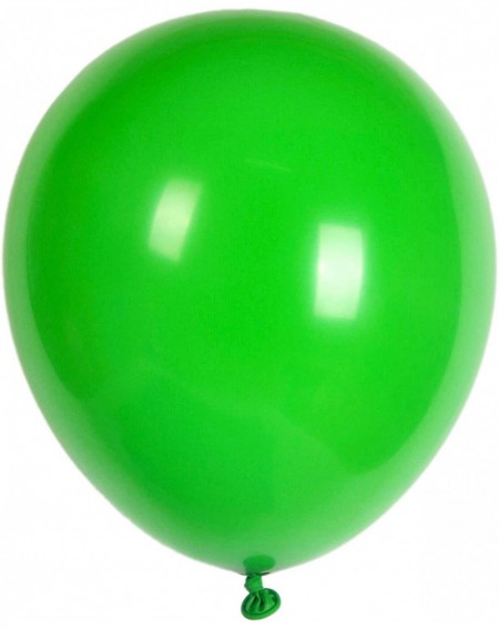 Balloons 12" Helium Quality Latex Party Balloons (Green- 12) - Green - CC18CZG0GOR $7.60