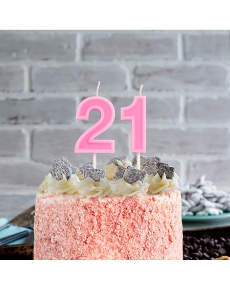 Birthday Candles Dobmit Birthday Candle Numbers Cute Pink Happy Birthday Candle- Number 7 - Pink Number 7 - CK18SRM8DOA $8.69