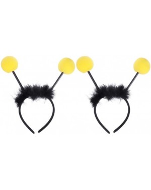 Hats 2pcs LED Light Up Bee Antenna Headbands Plush Animal Headbands Lighted Headwears Hair Accessories for Halloween Christma...