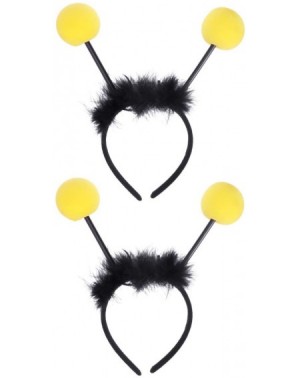 Hats 2pcs LED Light Up Bee Antenna Headbands Plush Animal Headbands Lighted Headwears Hair Accessories for Halloween Christma...