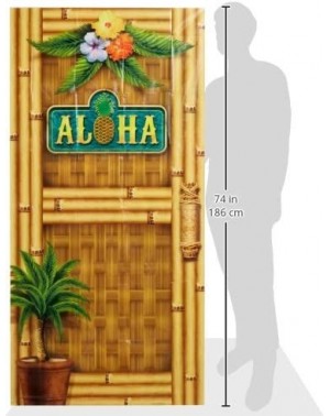 Streamers Aloha Door Cover- 30" x 5' - CU116H8A0Q9 $10.39