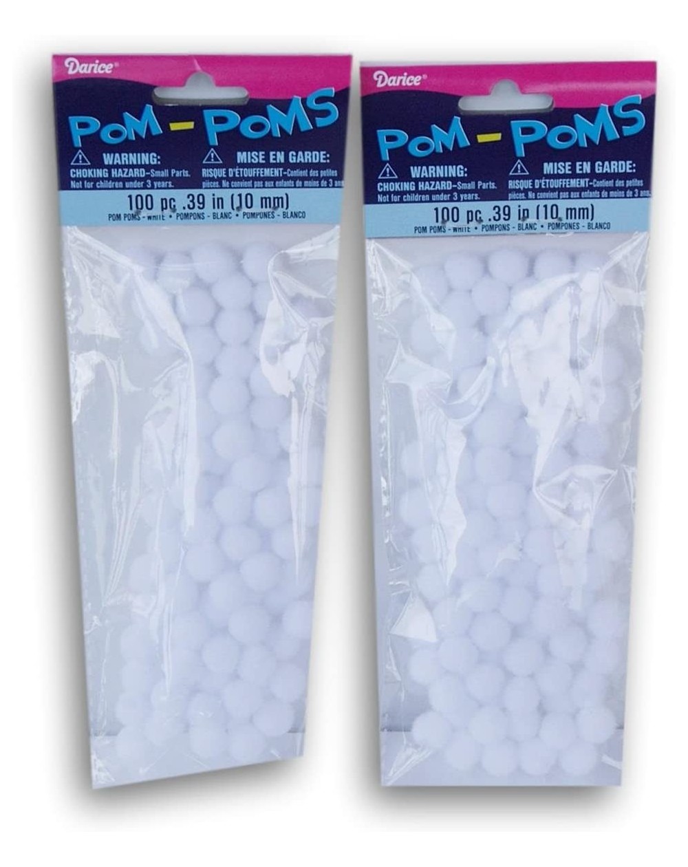 Tissue Pom Poms Tiny White Pom Pom Craft Set - .39 Inch Diameter - 200 Pieces - CK18E2CQCRD $7.72