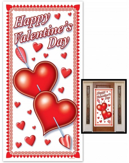Streamers Happy Valentine's Day Door Cover- 30-Inch by 5-Feet- 1 Per Package - CO116VLMDNV $15.22