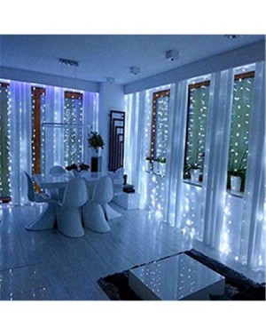 Outdoor String Lights Curtain Lights with Remote-300 LED 9.8 X 9.8ft for Halloween Christmas Wedding Party Home Garden Bedroo...