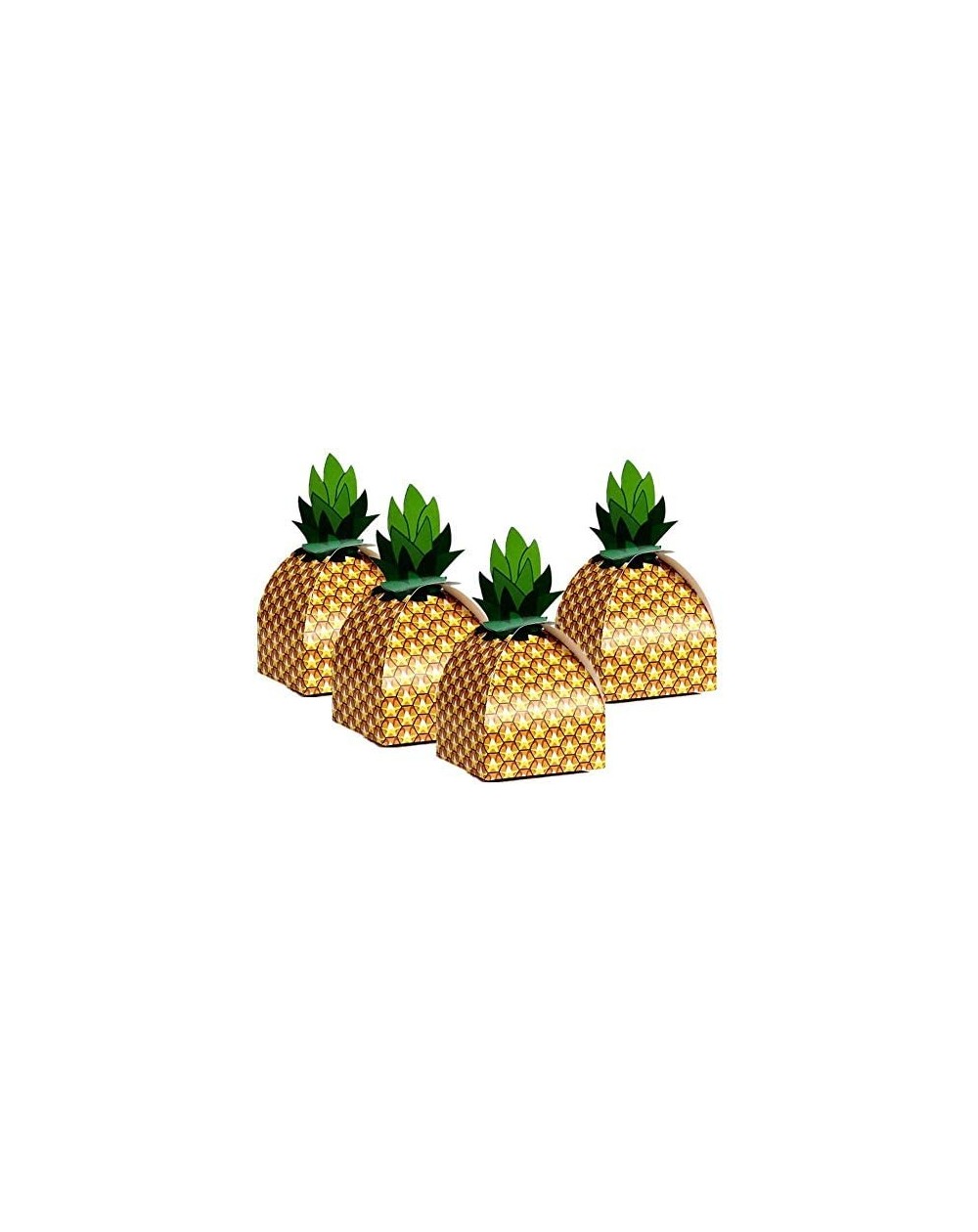 Favors 36pcs Pineapple Favors Boxes 3D Large Pineapple Gifts Boxes for Hawaiian Luau Party and Tropical Party- Pineapple Part...