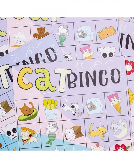 Party Games & Activities Cat Bingo Game for Birthday Parties (36 Pieces) - CN18LCY5E27 $10.34