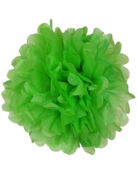 Tissue Pom Poms Tissue Pom Pom Paper Flower Ball 8inch Green Apple - Green Apple - CR11H6OER2R $10.95