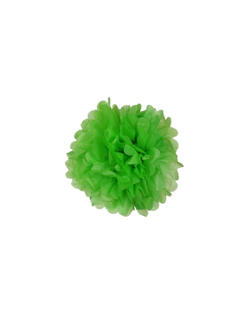 Tissue Pom Poms Tissue Pom Pom Paper Flower Ball 8inch Green Apple - Green Apple - CR11H6OER2R $10.95