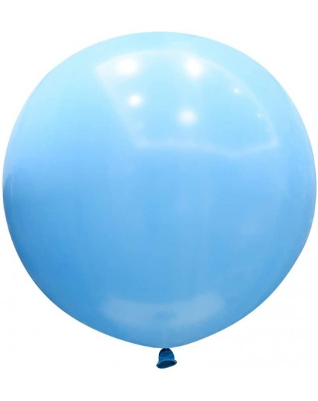 Balloons 36 Inch Giant Latex Balloons- Standard Light Blue Round Balloons for Birthdays Weddings Receptions Festival Party De...