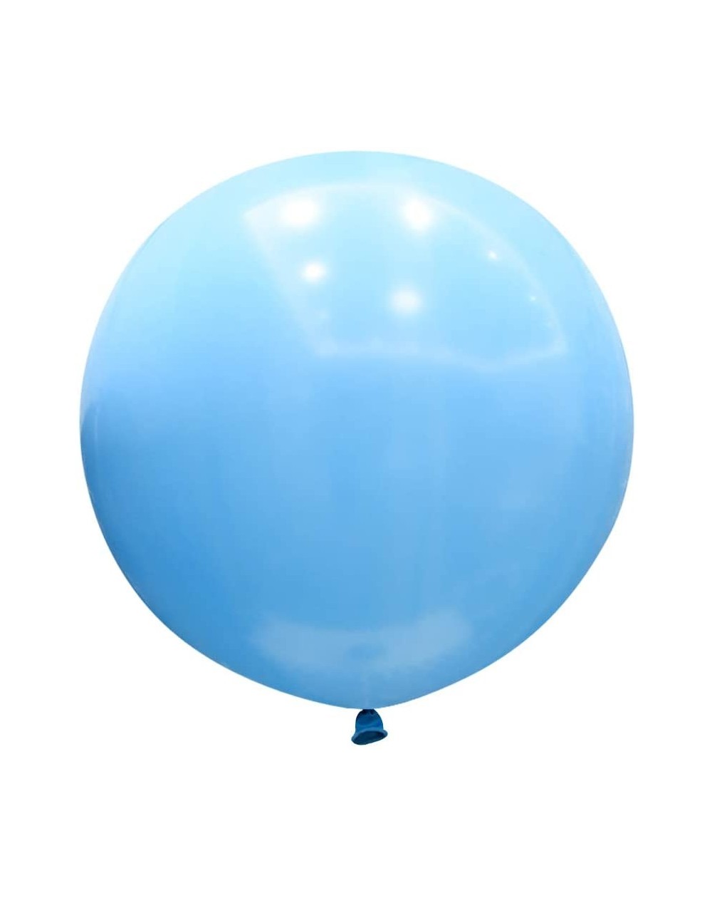 Balloons 36 Inch Giant Latex Balloons- Standard Light Blue Round Balloons for Birthdays Weddings Receptions Festival Party De...