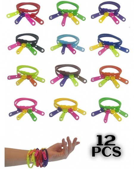 Party Favors Quiet Prizes for Kids Classroom Double Tour Zipper Bracelets- School Rewards- Party Favors for Kids- Goodie Bags...