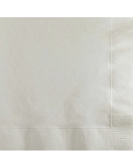 Tableware 200-Count Touch of Color Paper Beverage Napkins- White - CH113DHTMRB $10.13