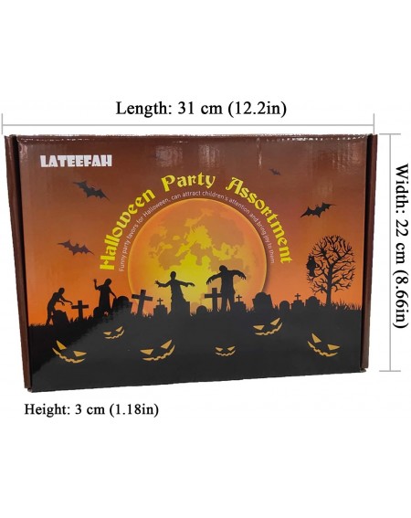 Party Favors 127 PCS Halloween Toy for Kids Bag Children's Award Birthday Party Gift Award Box Halloween Toy Props Adult Chil...