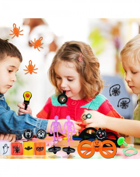Party Favors 127 PCS Halloween Toy for Kids Bag Children's Award Birthday Party Gift Award Box Halloween Toy Props Adult Chil...