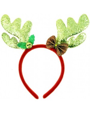 Hats 2 Pieces of Christmas Headbands (Reindeer Antlers) - for Christmas headwears Costume Party and Holiday Event- Wall Hangi...