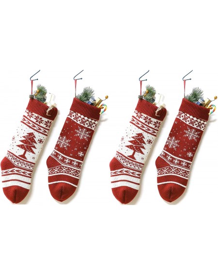 Stockings & Holders Christmas Stockings 18" Pack of 4 - Multicolor - CF182KI6TZI $35.61