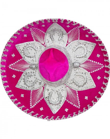 Party Hats Hot Pink and White Mariachi Sombrero - CV11CNSSKK1 $39.29